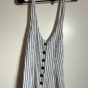 forever 21 striped romper